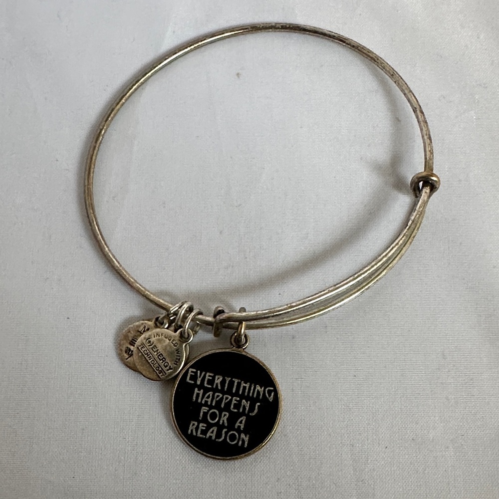 Alex and Ani Silver Bracelet with Charms